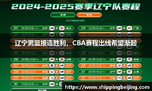 辽宁男篮接连胜利，CBA赛程出线希望渐起