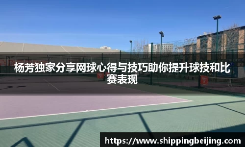 杨芳独家分享网球心得与技巧助你提升球技和比赛表现