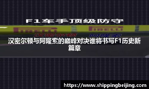 汉密尔顿与阿隆索的巅峰对决谁将书写F1历史新篇章