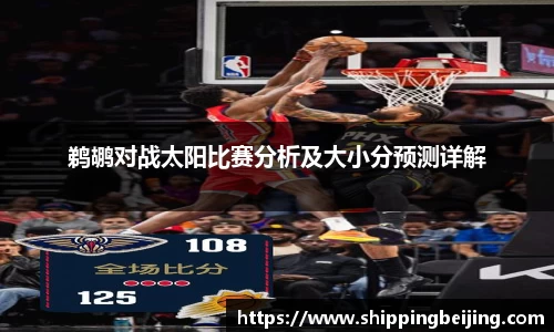 鹈鹕对战太阳比赛分析及大小分预测详解